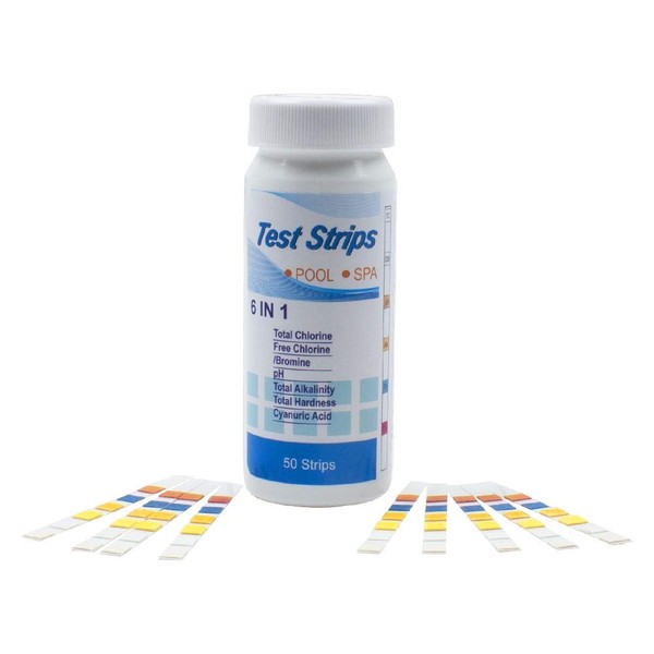 kiniza 50 Pieces 6 in 1 Test Strips, Test Strips
