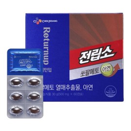 Return Up Jeopso Saw Palmetto Zinc 60 tablets / 리턴업 전립소 쏘팔메토 아연 60정