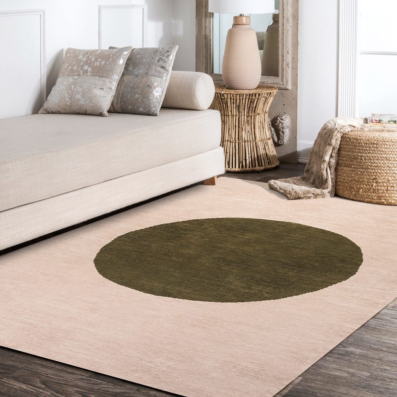 JONATHAN Y WSH113C-4 Cirkel Minimalist Geometric Dot Machine-Washable Indoor Area-Rug,