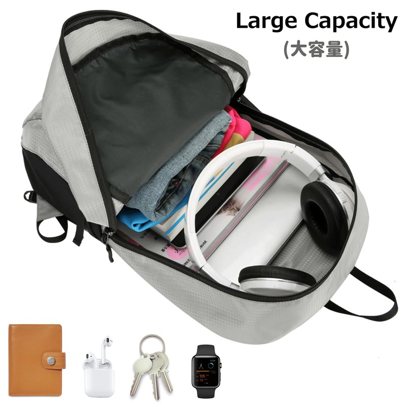 Azarxis 15L Hiking Foldable Backpack Ultra Light Daypack Hiking Backpack