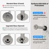 Kodilin 4PCS Upgraded Wall Mount Ceiling Mount Pipe Supports, 304