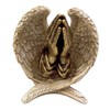 Angel Wings with Praying Hands Cast Resin Figurine Statue, 5
