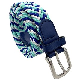 LisaModa Children's Stretch Braided Belt Boys Girls Teenagers Elastic Many Colours, Multicolour 32