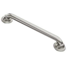 Moen Bathroom Safety 24-Inch Designer Stainless Steel Shower Grab Bar with Concealed Screws, LR8724D2BN