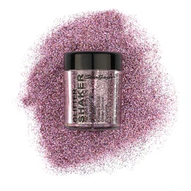 Stargazer Starlight Glitter Shaker, Pink Nebula. Cosmetic glitter powder for use on the eyes, lips, face, body, hair and nails.