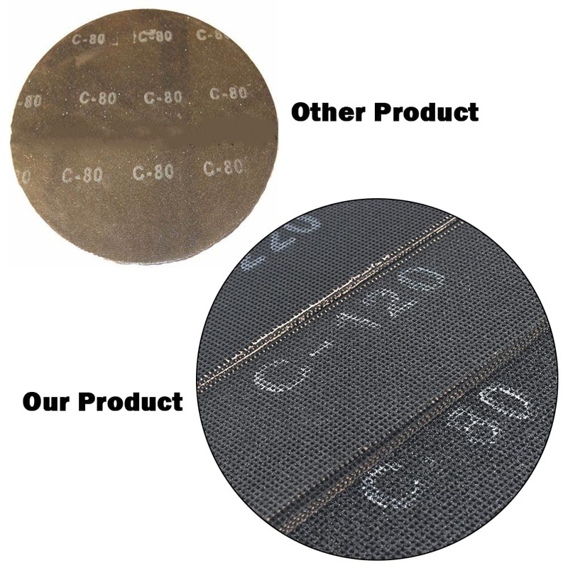 SCOTTCHEN Sanding Mesh 1/4 Sheet (12pcs) 5.5" x 4.5" for