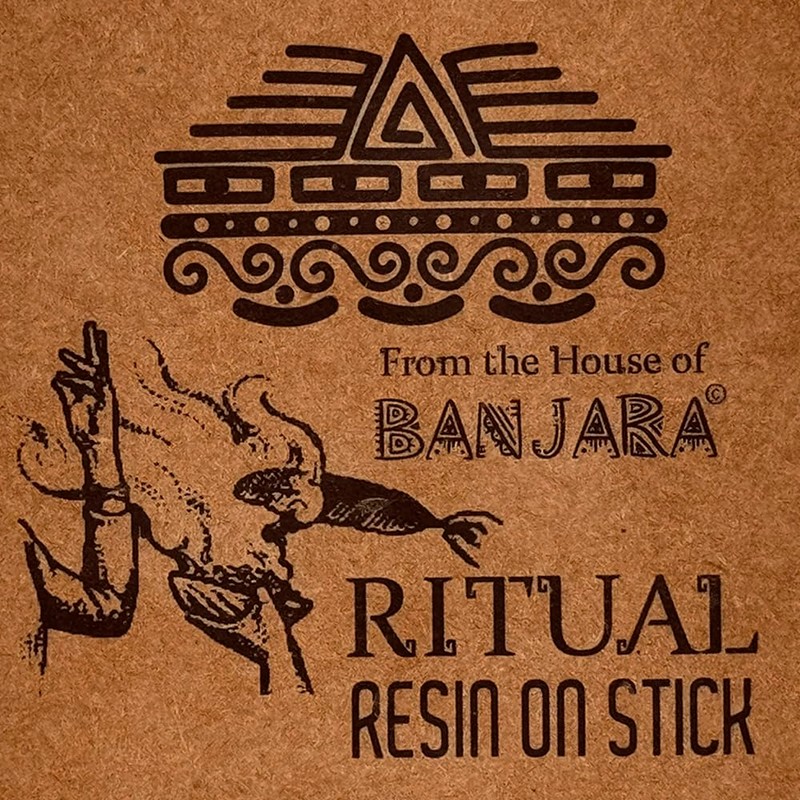 Aromasenses.- Banjara Ruda Ritual Resin Sahumerio Incense Sticks - Complete