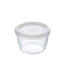 Pyrex Round Container with lid, 12 cm – 0.6 L,