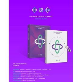 TXT THE DREAM CHAPTER:ETERNITY Album 2 Ver SET+2Photo Book+2Sticker+6Card SEALED+TRACKING CODE K-POP SEALED