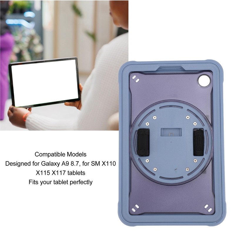Tablet Shockproof Case Multifunction Tablet Protective Cover with Hand Strap