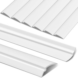 Maasechs 10 Pack 72" Vinyl Snap in Window Glazing Bead Resistant Window Frame Seal Snap in Glazing Bead Vinyl Spline (White)