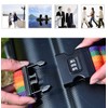 YUTOU Luggage Strap with Lock Cross Luggage Belt Suitcase Strap