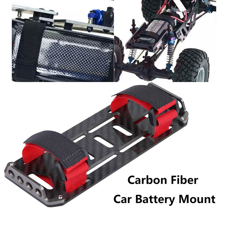 Carbon Fiber Battery Mounting Plate for Traxxas Hsp Redcat Rc4wd