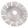 Wood Carving Disc Shaping Wheel 125mm Stainless Steel 12T Accessory