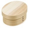 Morikuru SG Wonder Zone TK08-37 Cedar Wappa Lunch Box, Round