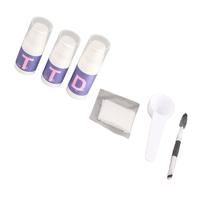 Eyebrow Tint Kit Semi Permanent High Pigment Instant Result Long