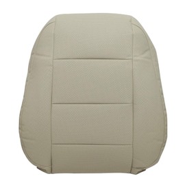 NLQR Passenger Top Back Perforated Microfiber Leather Seat Cover Tan Compatible with Volkswagen Jetta 2006 2007 2008 2009 2010