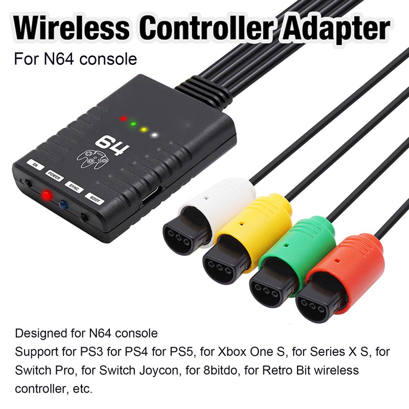 Game Console Converter Adapter Professional Plug and Play Bluetooth Wireless