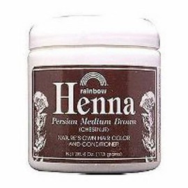 Henna  PERSIAN MED BROWN, 4 OZ By Rainbow Research