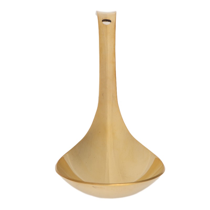 Serving Spoon Glossy Thickened Brass Gold Serving Spoons Soup Spoons