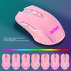 RedThunder K10 Wireless Gaming Keyboard and Mouse Combo, LED Backlit