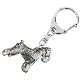 Miniature Schnauzer Made in England Art Dog Keychain Collection