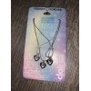 Claire’s Puppy Paw Print Trio Best Friend Bff Necklace Jewelry