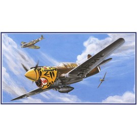 Micro Ace 1/48 Taisenki Series No.11 US Army Curtiss P-40E Warhawk Plastic Model