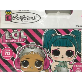 Colorforms 2021 Colorforms LOL SURPRISE! Jumbo On-the-Go Adventure Age 3+ NEW