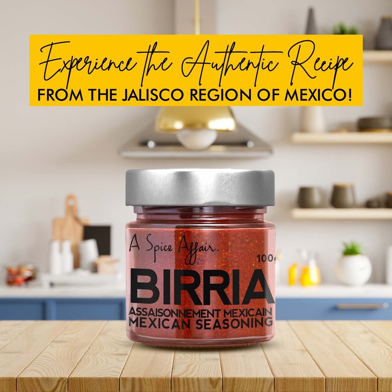 Mexican Birria Seasoning A Spice Affair 100g (3.5 Oz) Jar