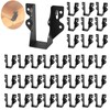 36Pcs 2"x 4" Joist Hanger,Q235B Steel Black Powder Coated Face