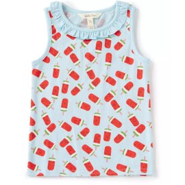 Matilda Jane Popsicle Stand Tank Pick Up Game Shorts Size 8 Top Outfit New Lot