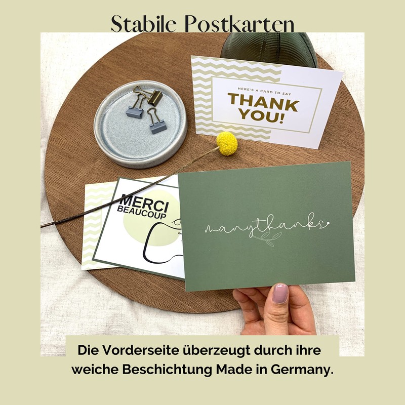 BLATT PAPIER® 20 x premium postcards (matte) made of postcard