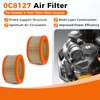 0C8127 Air Filter Compatible with Generac Guardian V-Twin 760cc 990cc