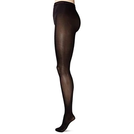 Danskin womens Ultrasoft Microfiber Footed Tight, Black, D