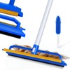 Topmart Carpet Rake with 60" Long Adjustable Handle