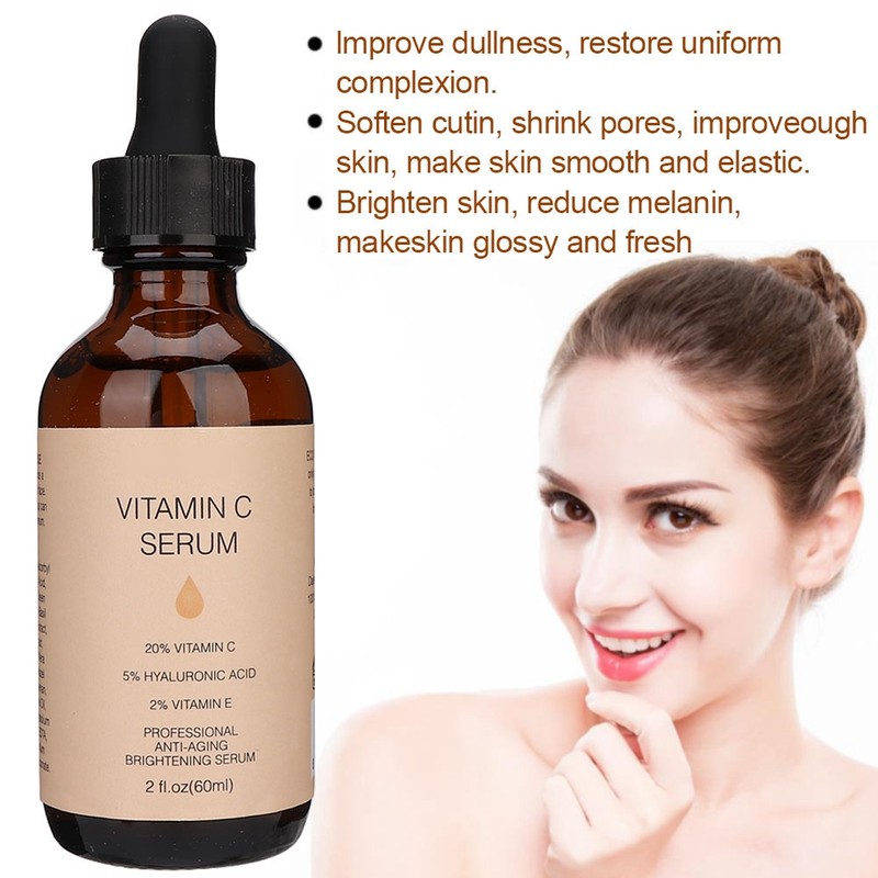 60ml Vitamin C Hyaluronic Acid Moisturizing Lifting Tightening Skin Care