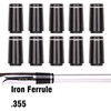 Golf Builder 10pcs Custom Black Tip Size .355 Golf Ferrules