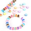 Lnvision Pack of 400 6 mm Colourful Beads Rainbow Acrylic