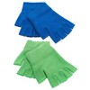 Baluue Fingerless Gel Moisturizing Gloves 2 Pairs for Hand Care