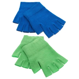 Baluue Fingerless Gel Moisturizing Gloves 2 Pairs for Hand Care Skin Protection and Beauty Treatment Suitable for Office and Home Use