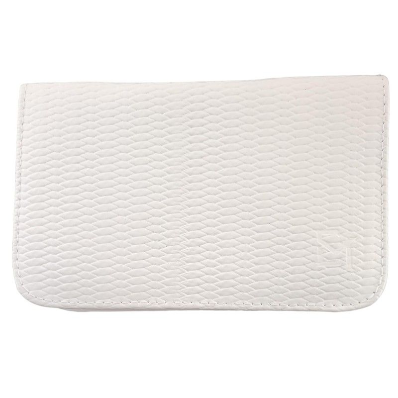 Solingen 12-Piece Manicure Set with Leather Case Nail Care (White)