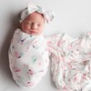 SINCERELY COZY Luxury Rayon from Bamboo Headband & Baby Swaddle