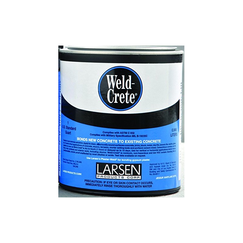 Larsen Products WCQ06 "Weld Crete" Concrete Bonding Agent, Quart