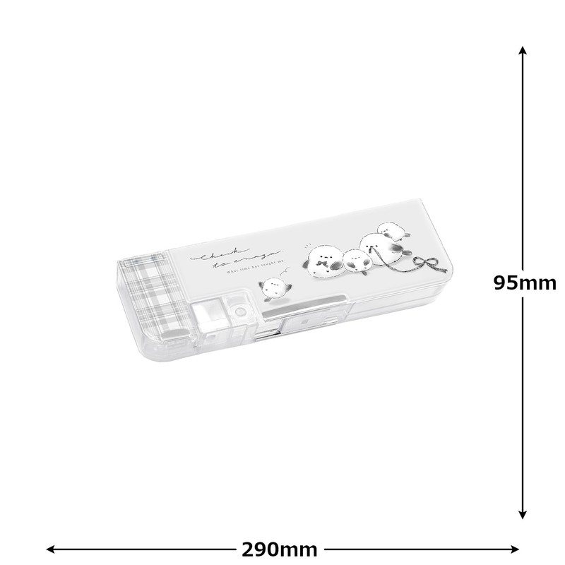 Q-LiA Coolia Pen Pouch Soft Pen Case A 03096 Check