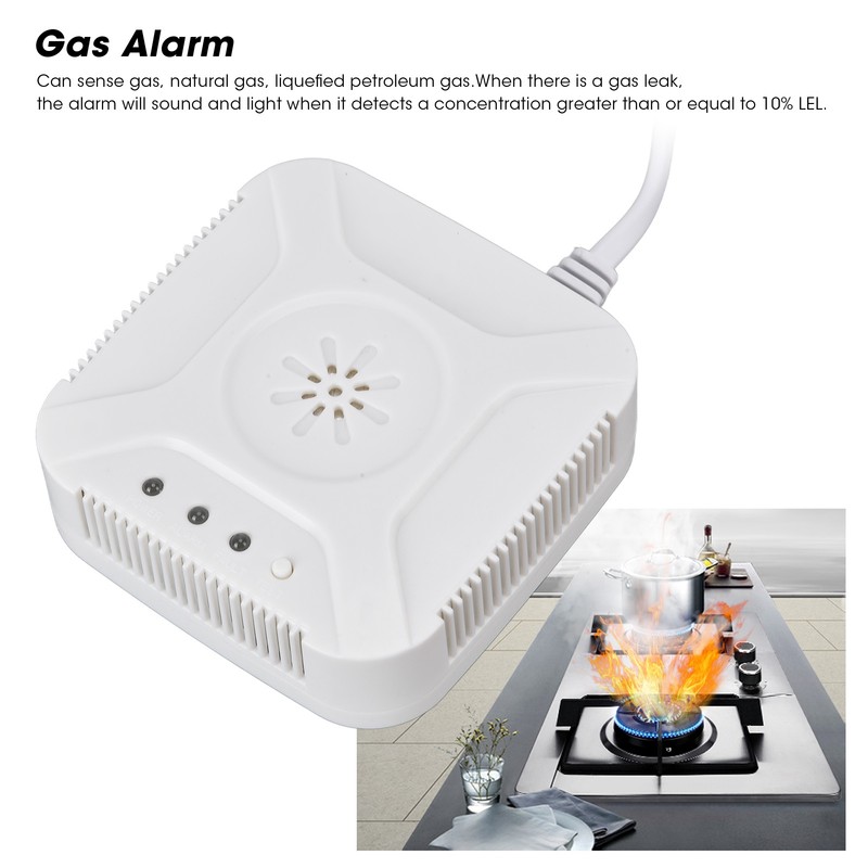 Household Combustible Gas Leakage Sensor Detector Liquefied Gas Alarm High
