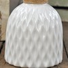 Vase Flower Ceramic White Vases Bottle Shaped Decorative Wedding Table