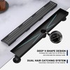 Linear Shower Drain | 24 Inch AISI 304 Stainless Steel
