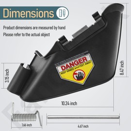 Side Discharge Chute Compatible with S-napper 21" Lawn mower, Fits 6.75 Self Propelled SP70
