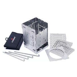 Firebox Stove 5" G2 Firebox Stove Deluxe Combo Kit - Stainless Steel